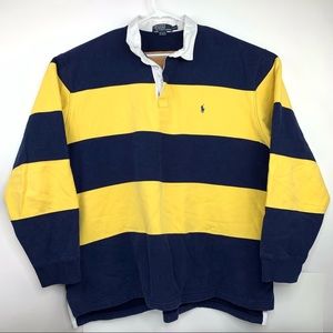 Vintage Ralph Lauren Polo Striped Rugby Shirt